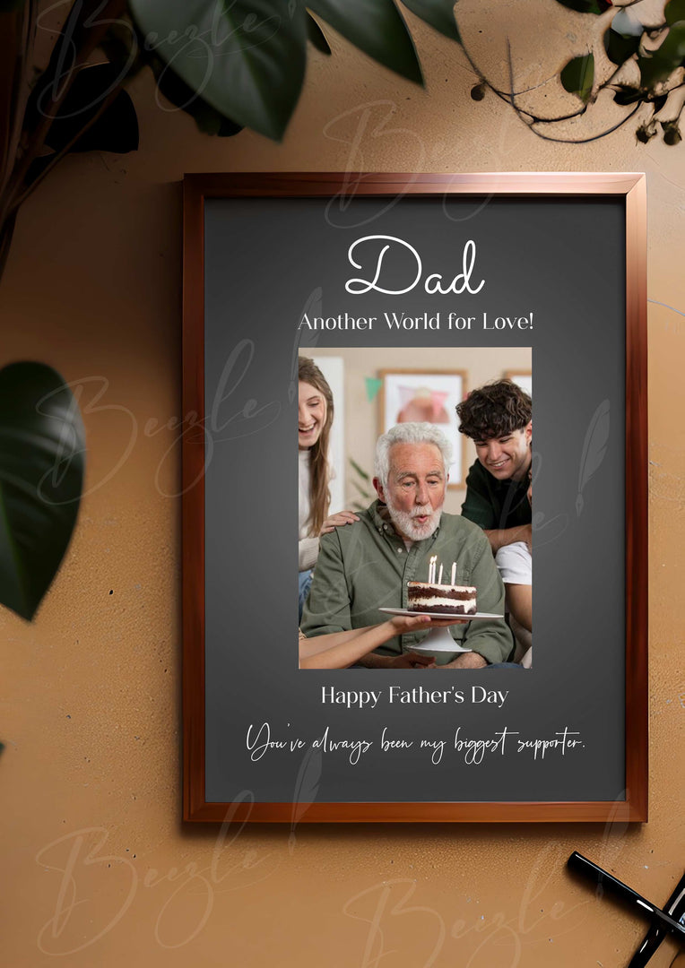 Customized Father's Day Photo Frame | FD-001