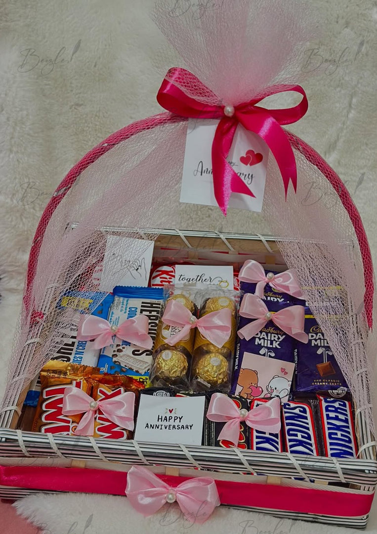 Anniversary Chocolate Gift Basket | GB-096