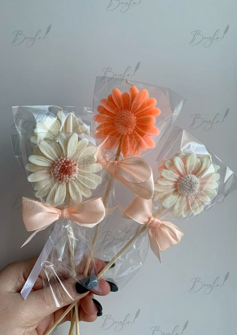 Gerbera Flower Stick Candles | SCDS-005