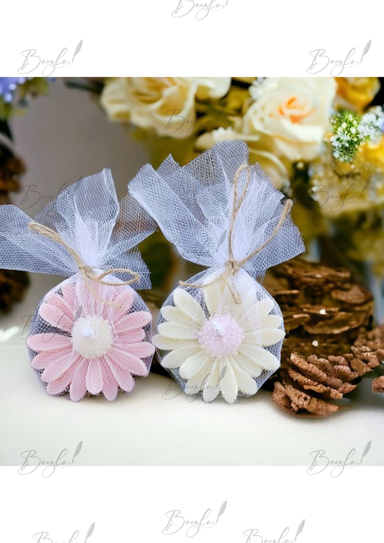Twin Daisy Candle Gift Set | SCDS-012