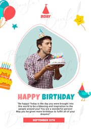 Happy Brithday Frame for Boy | BFB-001