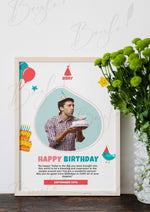 Load image into Gallery viewer, Happy Brithday Frame for Boy | BFB-001
