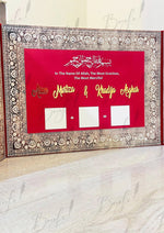 Load image into Gallery viewer, The Red Nikkah Booklet With Unique Design | NB-035
