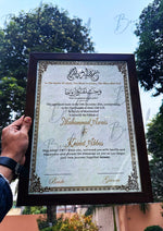 Load image into Gallery viewer, The Luxury Nikah Certificate With Premium Design | NC-159
