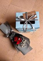 Load image into Gallery viewer, Elegant Love Gift Box &amp; Rose Mini Bouquet | GDEL-005
