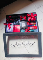 Load image into Gallery viewer, Custom Red Ribbon Gift Box | GBO-078

