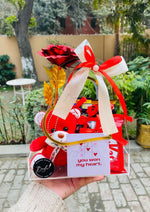 Load image into Gallery viewer, Heart Winner Valentine Gift Basket | GBO-177