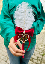 Load image into Gallery viewer, Red Ribbon Nikkah Pen | PEN-105