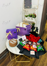 Load image into Gallery viewer, Snack &amp; Cake Loaded Celebration Bouquet | GDEL-152