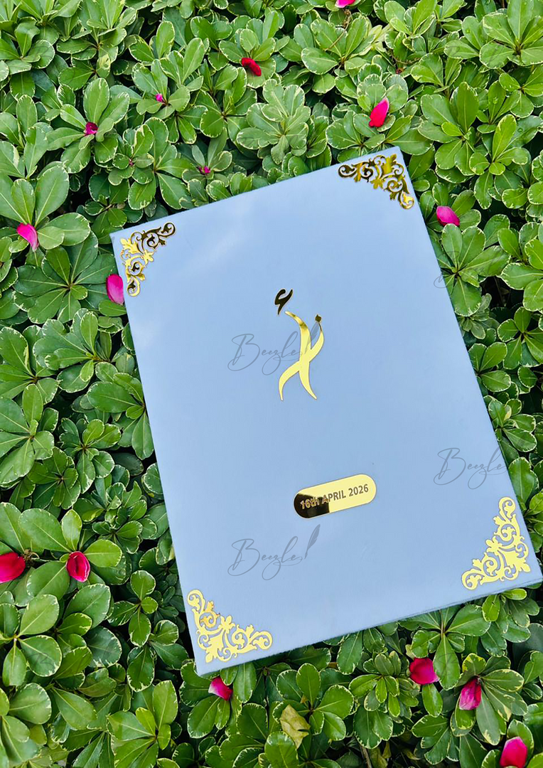 Ivory Velvet Nikah Booklet | NB-053