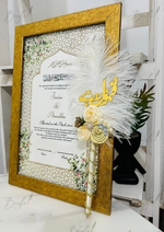 Load image into Gallery viewer, Nikkah Art Frame | DEL-180