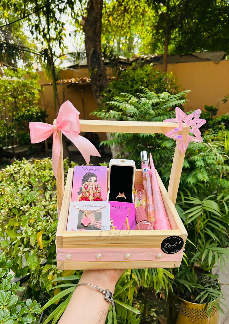 Pink Beauty Gift Basket | GB-266