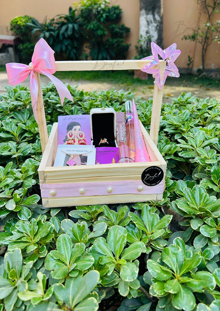 Pink Beauty Gift Basket | GB-266