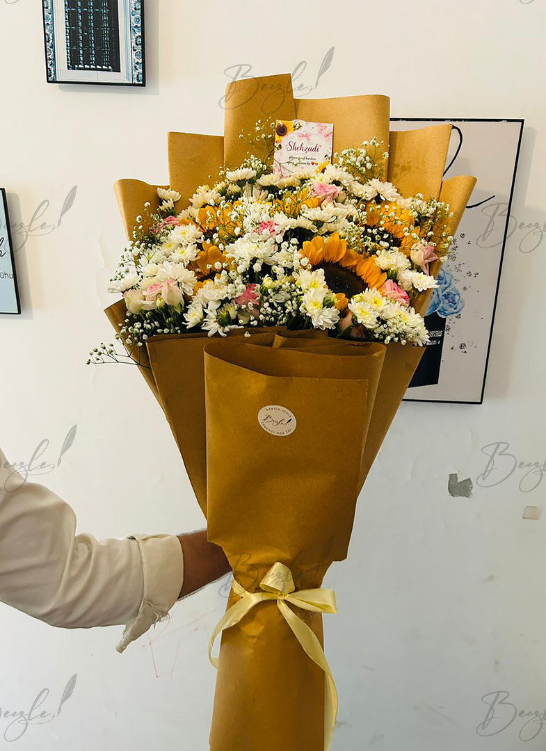 Pastel Sunflower Bouquet | BCG-243
