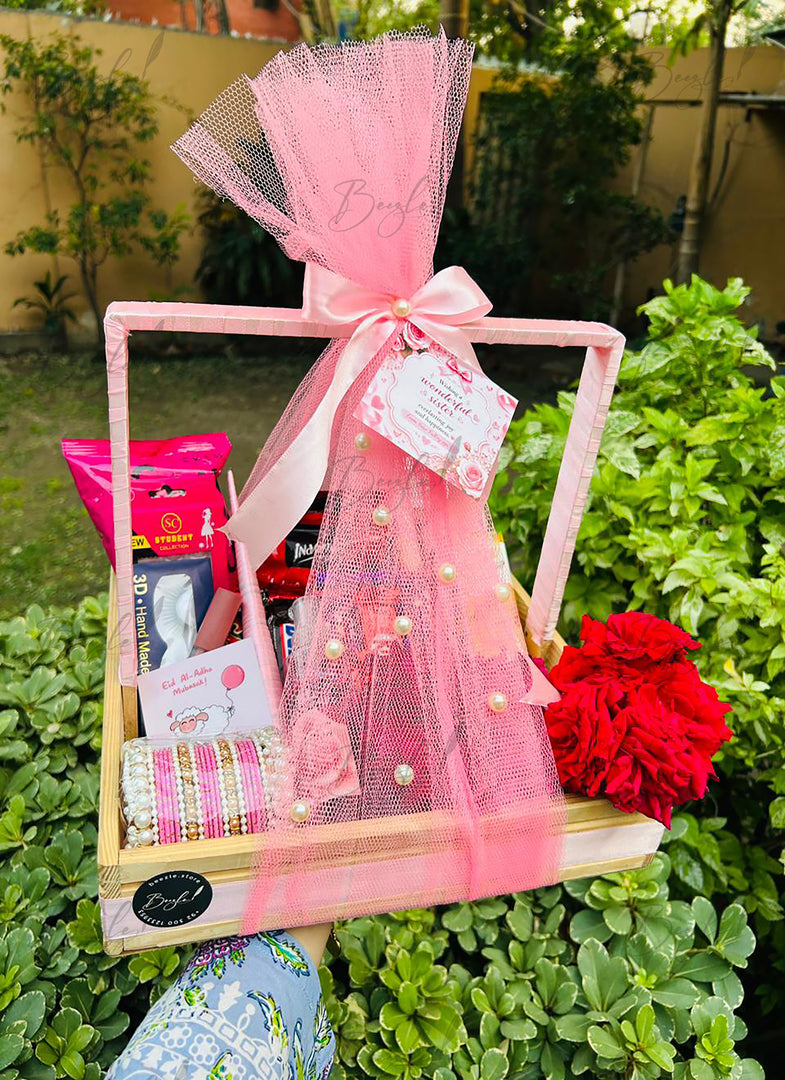 Pink Sweet Treat Gift Basket | GB-150