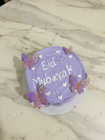 Load image into Gallery viewer, Lilac Lavender Wings Cake  | GC-111