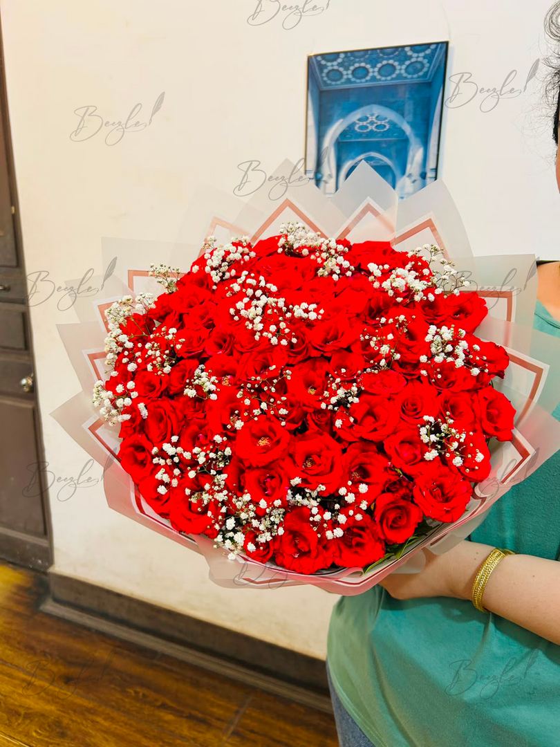Crimson Rose Bouquet | BCG-209