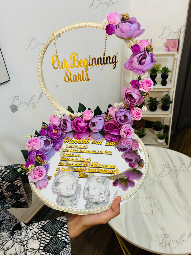 Floral Ring Tray | ERT-027