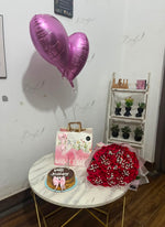 Load image into Gallery viewer, flower rose bouquet and cake set for birthdays and anniversaries 