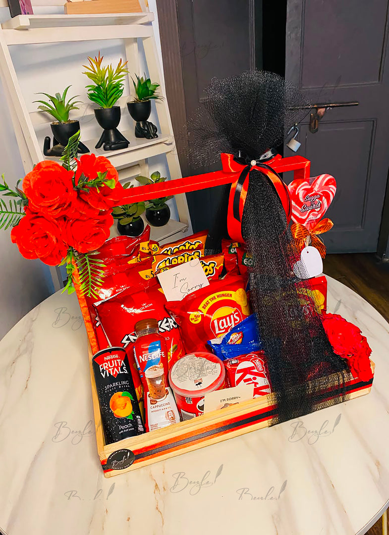 Valentine Snack Gift Crate | GB-228