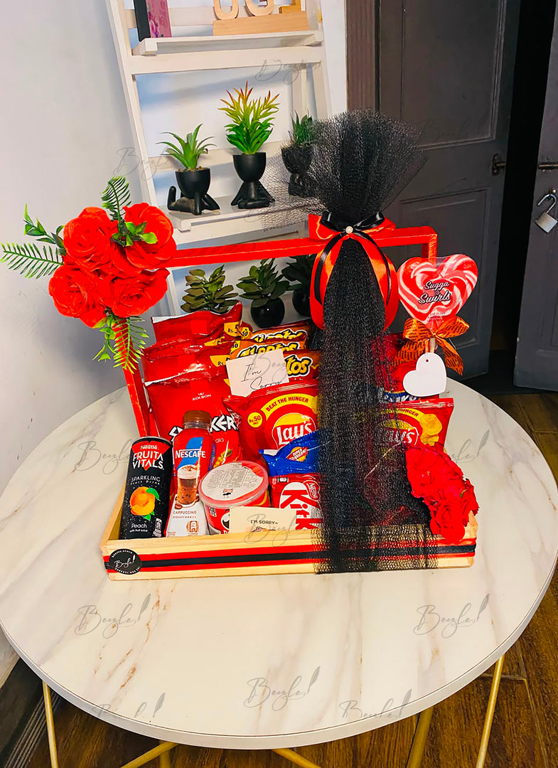 Valentine Snack Gift Crate | GB-228