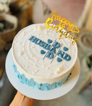 Blue Harmony Custom Cake Design