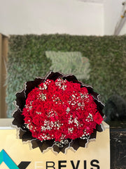 Scarlet Luxe Rose Bouquet | BCG-263