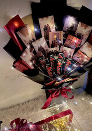 Personalized Birthday Cake Box & Bouquet | GDEL-087