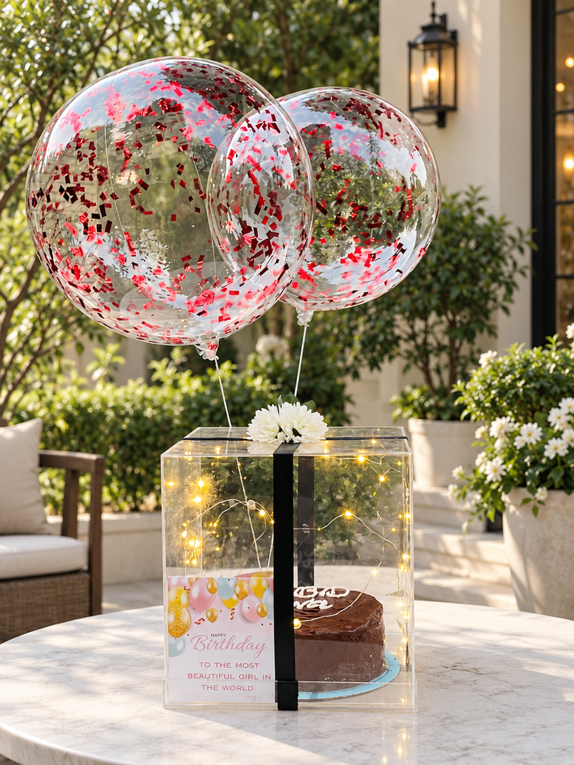 Confetti Bliss Birthday Cake Surprise | GDEL-029