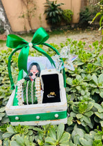 Load image into Gallery viewer, Green Glam Basket | GB-247