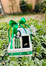 Load image into Gallery viewer, Green Glam Basket | GB-247