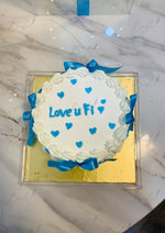 Load image into Gallery viewer, Blue Hearts Cake | GC-188