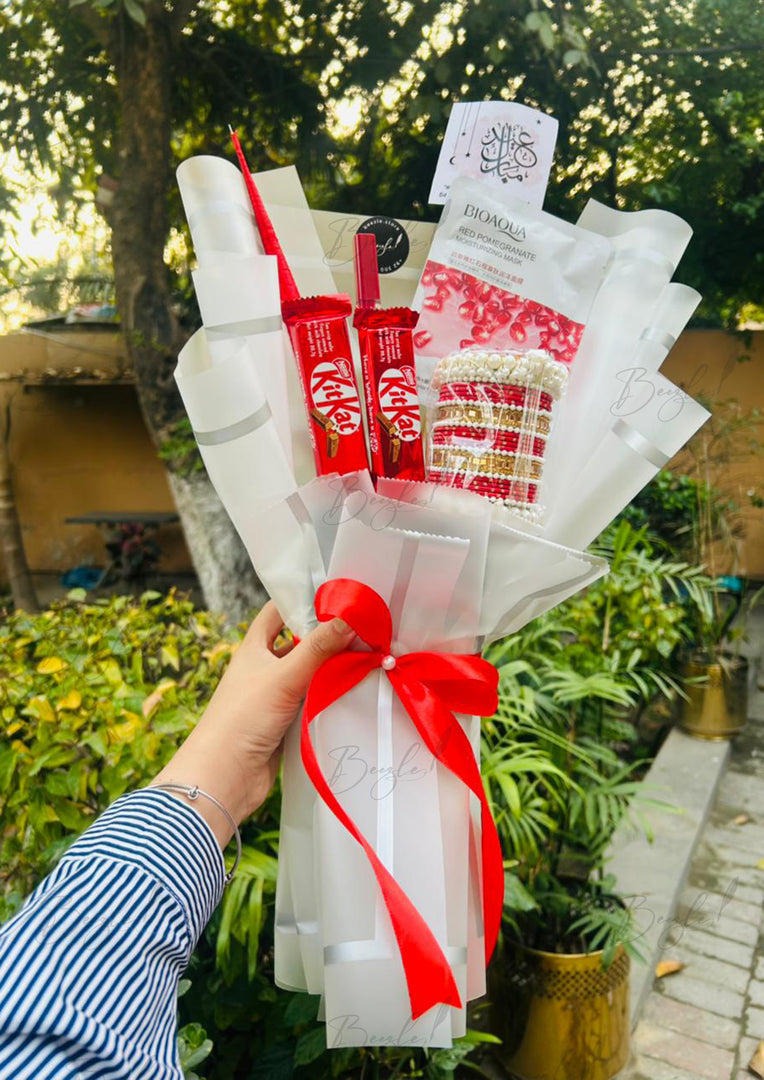 Festive Scarlet Bouquet | ABT-015