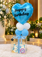 Load image into Gallery viewer, Blue Birthday GIft Box CB-033