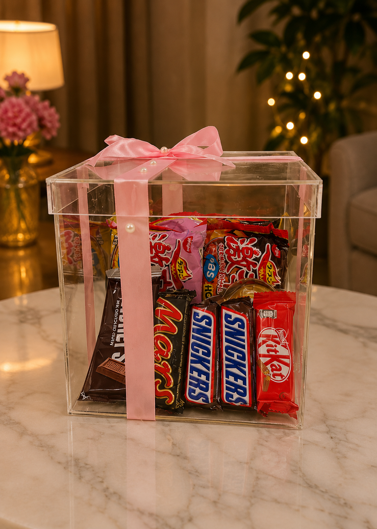 Transparent Assorted Chocolate Gift Box | GBO-091