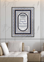 Load image into Gallery viewer, Customized Nikah Certificate With Blue &amp; Black Design | NC-085
