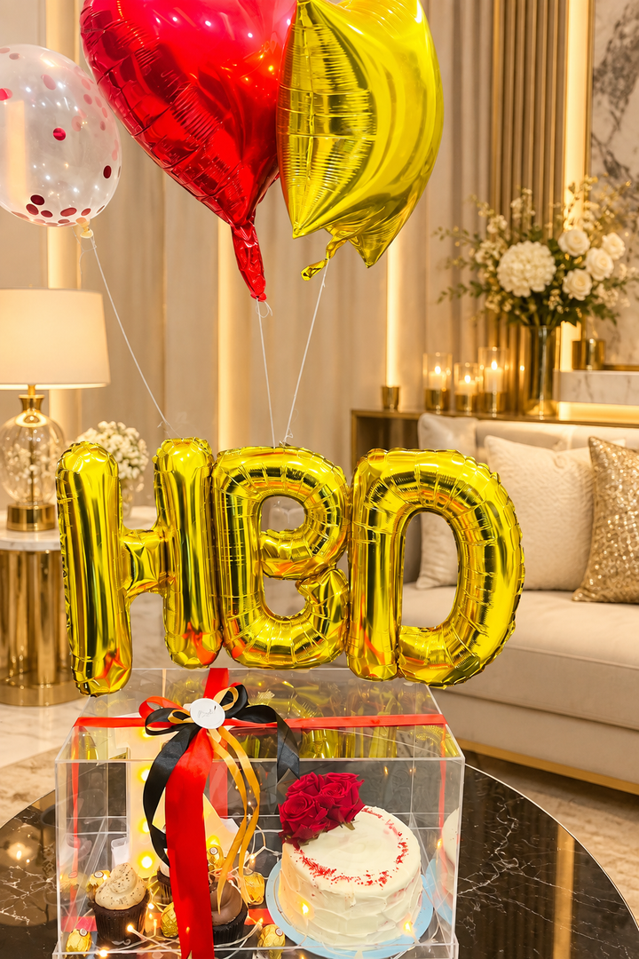 HBD Birthday Cake Gift Box | GDEL-045