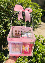 Pink Beauty Gift Basket | GBO-235