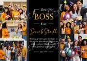 The Best Boss Collage Photo Frame | FFB-004