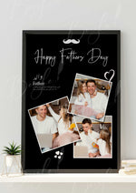 Load image into Gallery viewer, Customized Father&#39;s Day Frame Collage With Three Photos | FD-005
