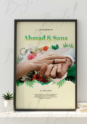 Customized Engagement Frame 