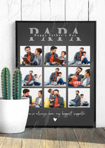 Load image into Gallery viewer, Customized Father&#39;s Day Photo Frame Collage | FD-003
