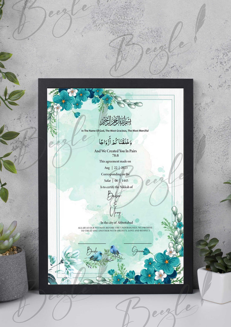 Nikah Certificate