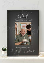 Load image into Gallery viewer, Customized Father&#39;s Day Photo Frame | FD-001
