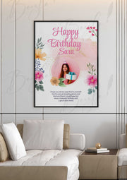 Happy Brithday Frame