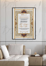 Load image into Gallery viewer, Luxury Nikah Certificate With Attractive Design | RNCF-003
