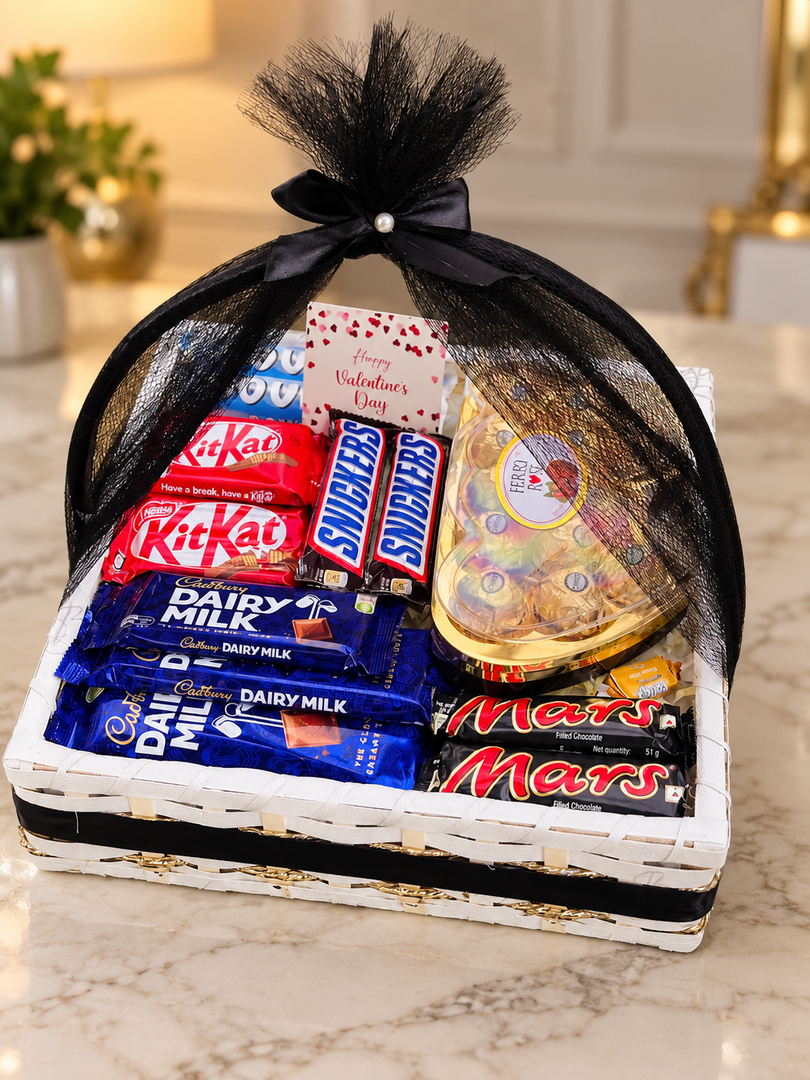Deluxe Chocolate Lovers Gift Basket | GB-042