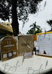 Nikah Deal: Booklet, Bridal Contract, Thumb Board, and Arm Band