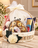 Load image into Gallery viewer, Luxurious Teddy Bear Gift Basket | GB-036