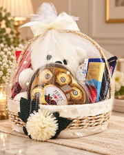 Luxurious Teddy Bear Gift Basket | GB-036